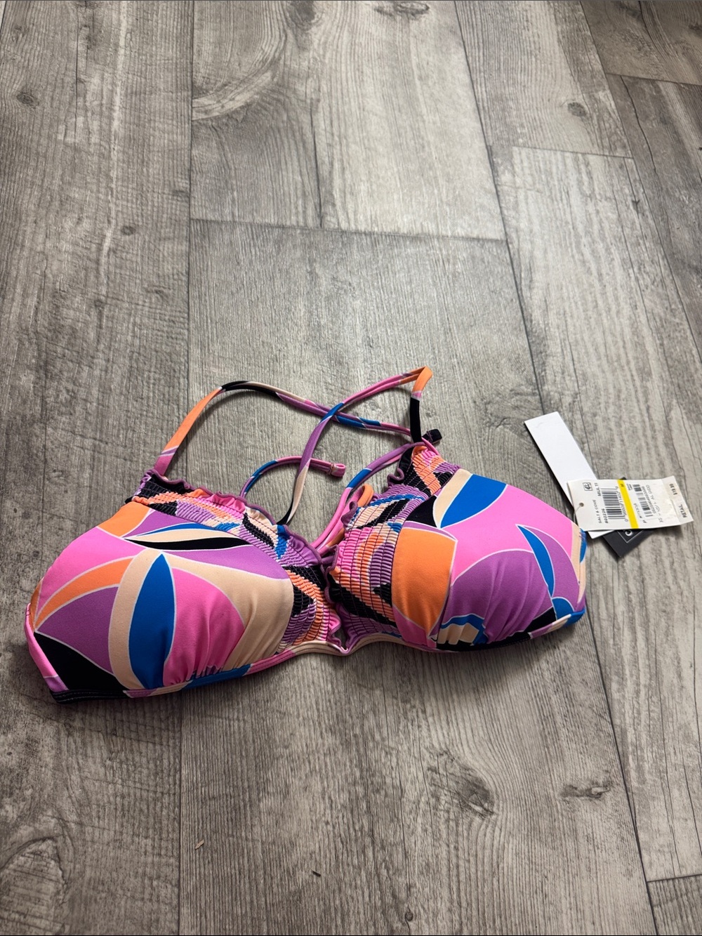 Salt + Cove Pink Orange Blue Print One-Piece Swimsuit
